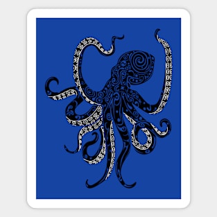 Tattooed Octopus Magnet